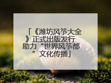 《潍坊风筝大全》正式出版发行 助力“世界风筝都”文化传播