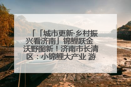 「城市更新·乡村振兴看济南」锦鲤跃金 沃野图新！济南市长清区：小锦鲤大产业 游出农旅新风景