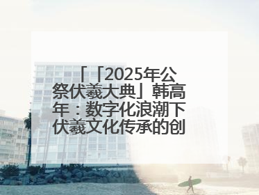 「2025年公祭伏羲大典」韩高年：数字化浪潮下伏羲文化传承的创新之道