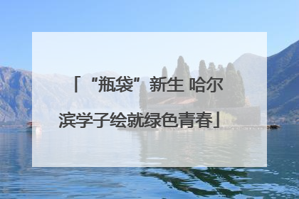 “瓶袋”新生 哈尔滨学子绘就绿色青春