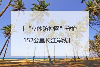 “立体防控网”守护152公里长江岸线