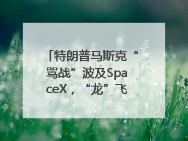 特朗普马斯克“骂战”波及SpaceX，“龙”飞船命运未卜