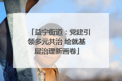 益宁街道：党建引领多元共治 绘就基层治理新画卷