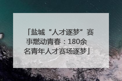 盐城“人才逐梦”赛事燃动青春：180余名青年人才赛场逐梦