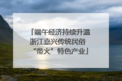 端午经济持续升温 浙江嘉兴传统民俗“带火”特色产业