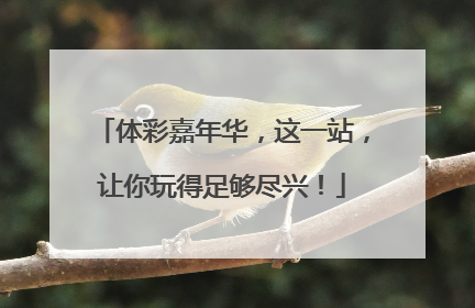 体彩嘉年华，这一站，让你玩得足够尽兴！