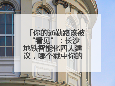 你的通勤路该被 “看见”：长沙地铁智能化四大建议，哪个戳中你的出行痛点？