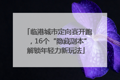 临港城市定向赛开跑，16个“隐藏副本”解锁年轻力新玩法