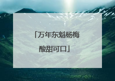 万年东魁杨梅 酸甜可口