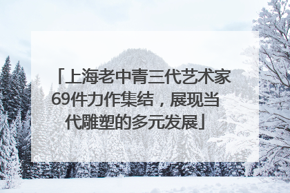 上海老中青三代艺术家69件力作集结，展现当代雕塑的多元发展