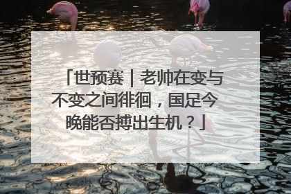 世预赛｜老帅在变与不变之间徘徊，国足今晚能否搏出生机？