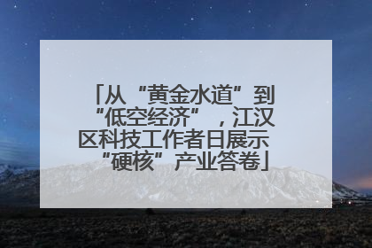 从“黄金水道”到“低空经济”，江汉区科技工作者日展示“硬核”产业答卷