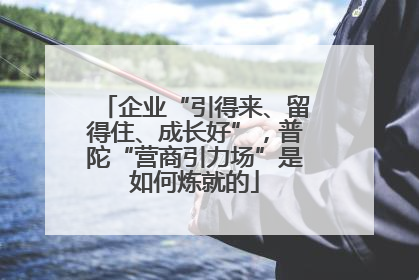 企业“引得来、留得住、成长好”，普陀“营商引力场”是如何炼就的