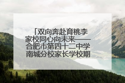 双向奔赴育桃李 家校同心向未来——合肥市第四十二中学南城分校家长学校期末总结会圆满召开