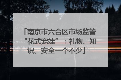 南京市六合区市场监管“花式宠娃”：礼物、知识、安全一个不少