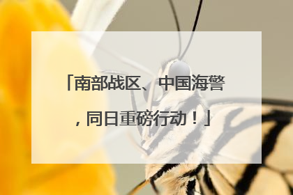 南部战区、中国海警，同日重磅行动！
