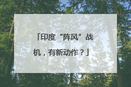 印度“阵风”战机，有新动作？