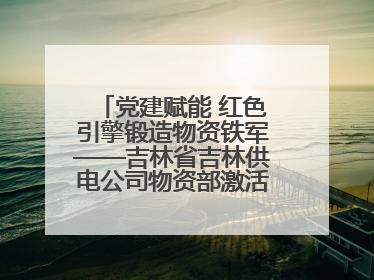 党建赋能 红色引擎锻造物资铁军——吉林省吉林供电公司物资部激活供应链新动能