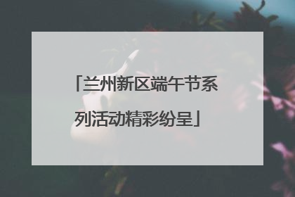 兰州新区端午节系列活动精彩纷呈