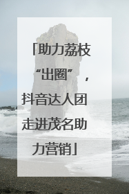 助力荔枝“出圈”，抖音达人团走进茂名助力营销