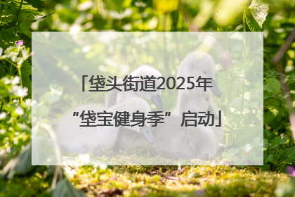 垡头街道2025年“垡宝健身季”启动