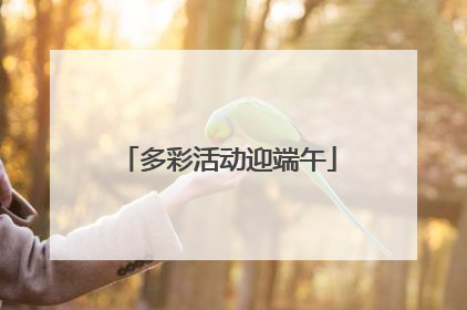 多彩活动迎端午