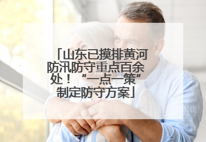 山东已摸排黄河防汛防守重点百余处！“一点一策”制定防守方案
