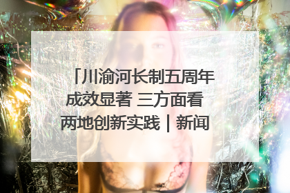 川渝河长制五周年成效显著 三方面看两地创新实践｜新闻发布最前线
