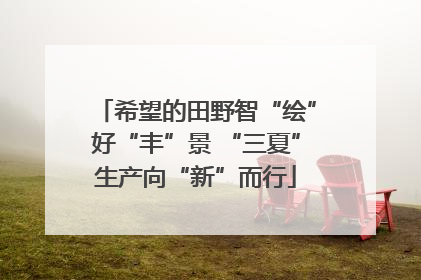 希望的田野智“绘”好“丰”景 “三夏”生产向“新”而行