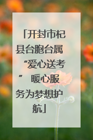 开封市杞县台胞台属“爱心送考” 暖心服务为梦想护航