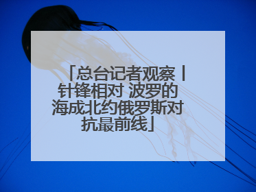总台记者观察丨针锋相对 波罗的海成北约俄罗斯对抗最前线