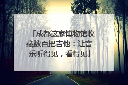 成都这家博物馆收藏数百把吉他：让音乐听得见，看得见