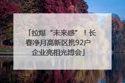 拉爆“未来感”！长春净月高新区携92户企业亮相光博会