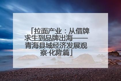 拉面产业：从借牌求生到品牌出海——青海县域经济发展观察·化隆篇