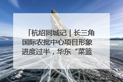 杭绍同城记｜长三角国际农批中心项目形象进度过半，华东“菜篮子”建设加码提速！