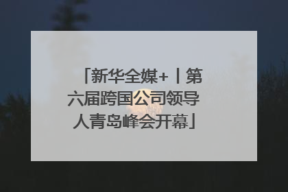新华全媒+丨第六届跨国公司领导人青岛峰会开幕