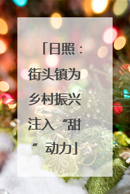 日照：街头镇为乡村振兴注入“甜”动力