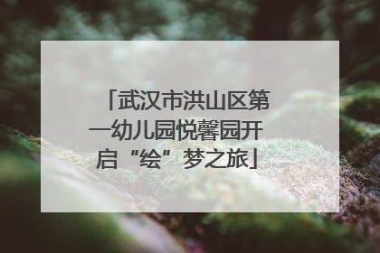 武汉市洪山区第一幼儿园悦馨园开启“绘”梦之旅