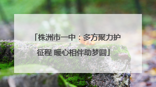 株洲市一中：多方聚力护征程 暖心相伴助梦圆