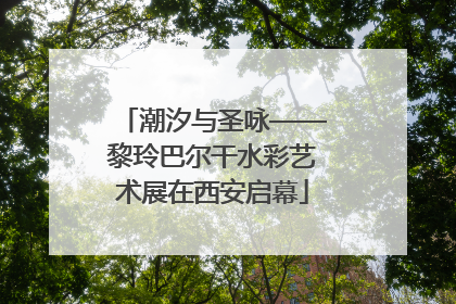 潮汐与圣咏——黎玲巴尔干水彩艺术展在西安启幕