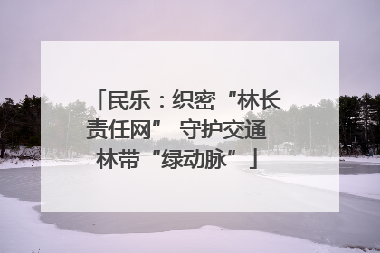 民乐：织密“林长责任网” 守护交通林带“绿动脉”