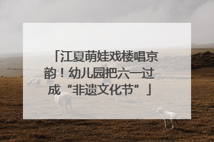 江夏萌娃戏楼唱京韵！幼儿园把六一过成“非遗文化节”