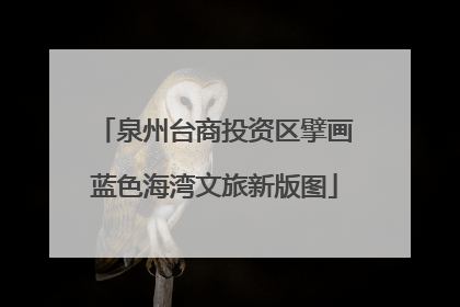 泉州台商投资区擘画蓝色海湾文旅新版图
