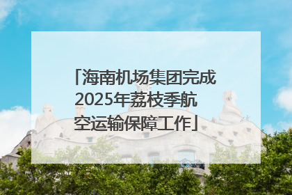 海南机场集团完成2025年荔枝季航空运输保障工作