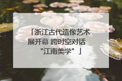 浙江古代造像艺术展开幕 跨时空对话“江南美学”