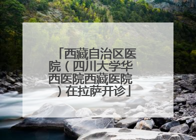 西藏自治区医院（四川大学华西医院西藏医院）在拉萨开诊