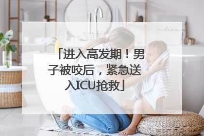 进入高发期！男子被咬后，紧急送入ICU抢救