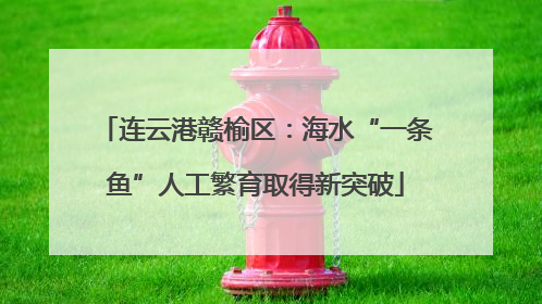 连云港赣榆区：海水“一条鱼”人工繁育取得新突破
