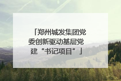 郑州城发集团党委创新驱动基层党建“书记项目”