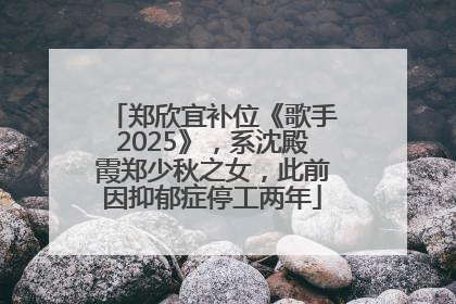 郑欣宜补位《歌手2025》，系沈殿霞郑少秋之女，此前因抑郁症停工两年